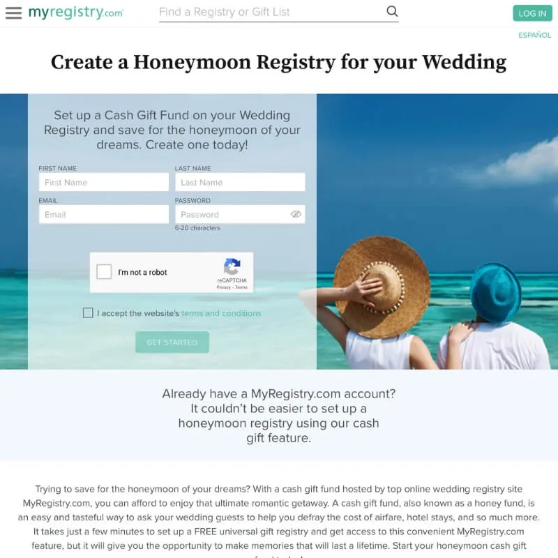 374 honeymoon fund wedding invitation