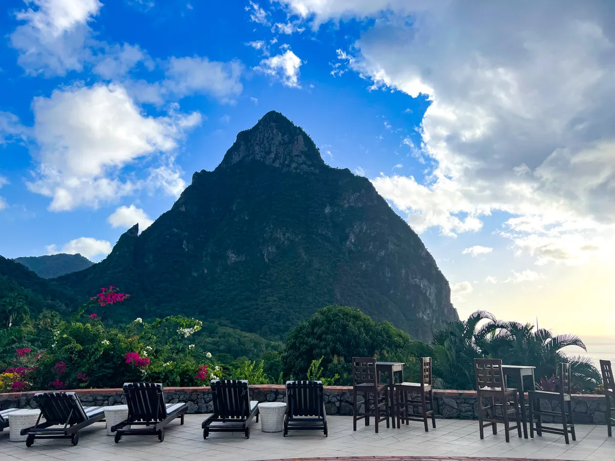 382 saint lucia resort view