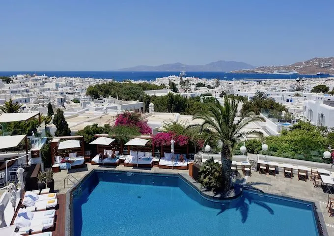 461 mykonos hotel pool