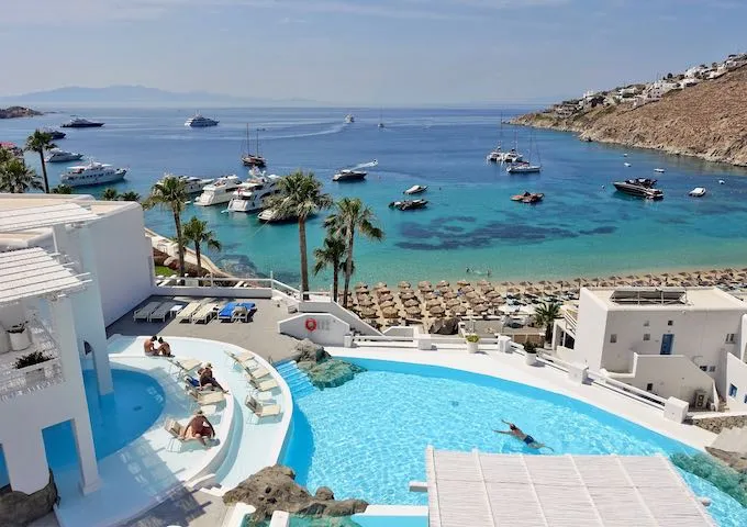461 mykonos hotel room view