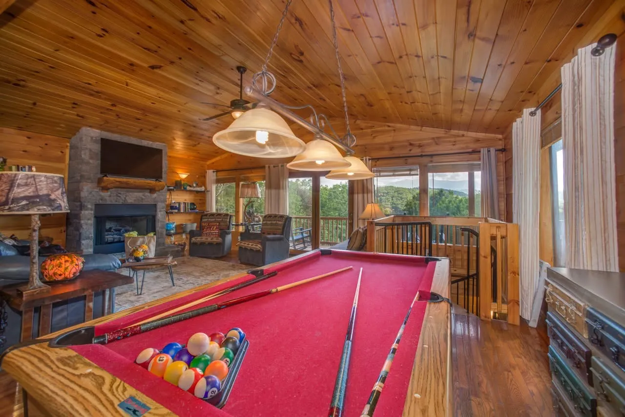 492 secluded sanctuary cabin view
