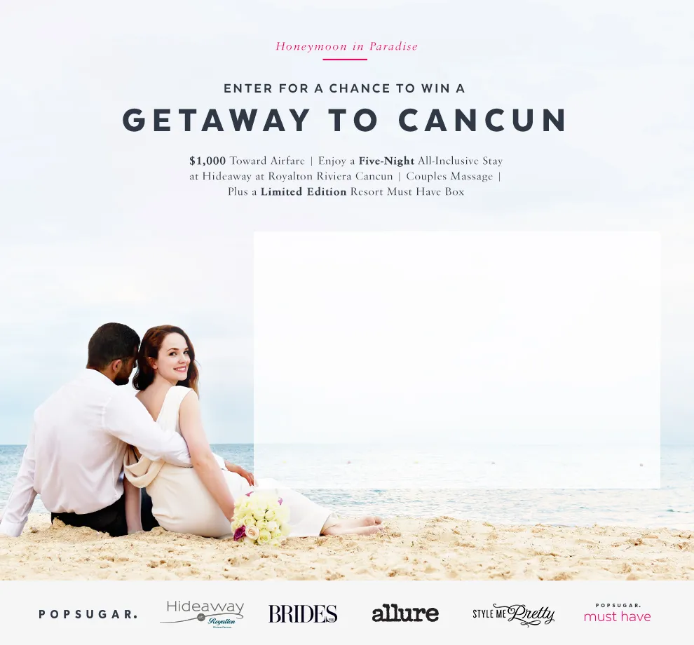 654 cancun honeymoon couple