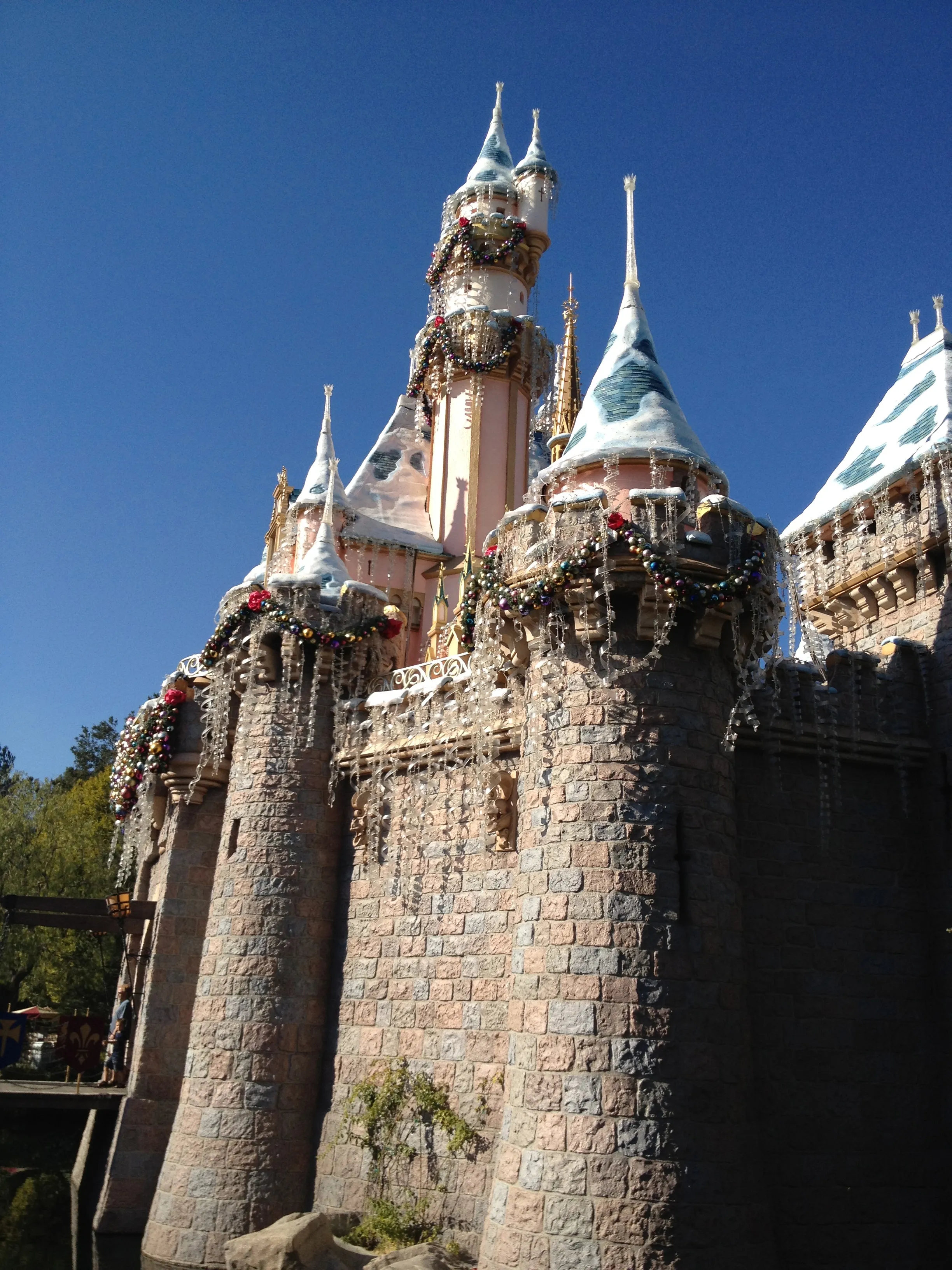 668 disneyland castle at night