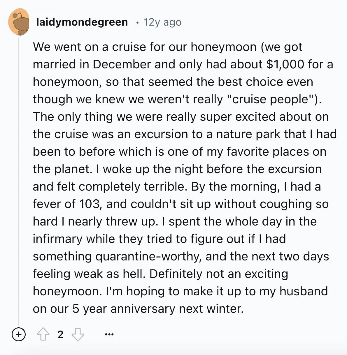 719 honeymoon adventure